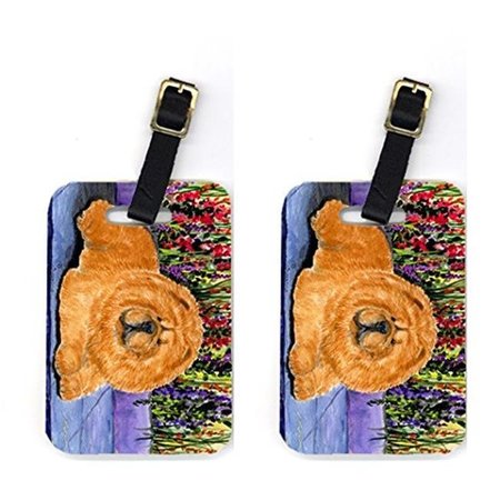 CAROLINES TREASURES Carolines Treasures SS8601BT Chow Chow Luggage Tag - Pair 2; 4 x 2.75 In. SS8601BT